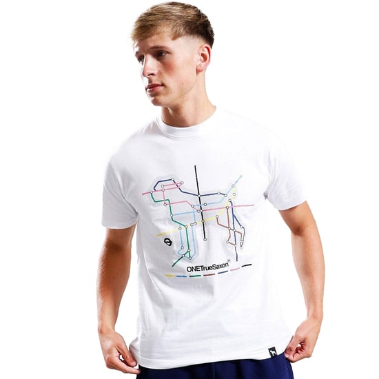 One True Saxon Station Herren Weißes T-Shirt - Image 1