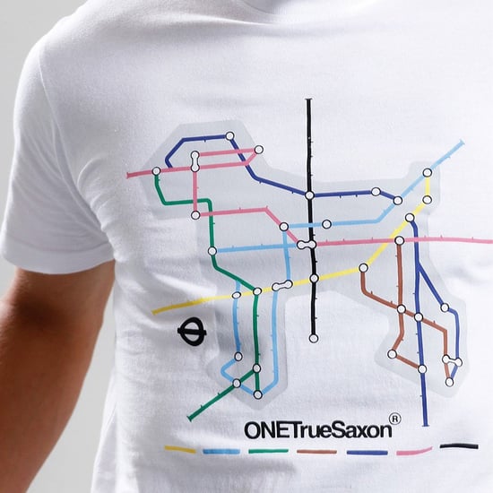 One True Saxon Station Herren Weißes T-Shirt - Image 3