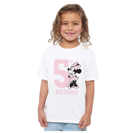 Disney - T-Shirt für Kinder - 5. Geburtstag (Weiß) - Image 3