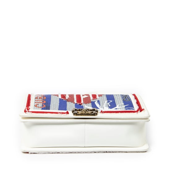 Paris-Cuba Multicolor Sequin Medium Boy Bag Umhängetasche - Image 6