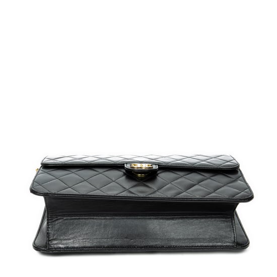 Vintage Push Lock Straight Flap  Umhängetasche - Image 6