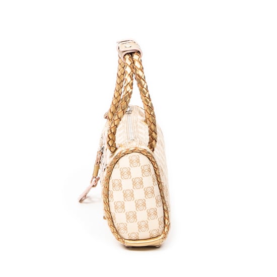 Braided Handle Zip Tote Handtasche - Image 3