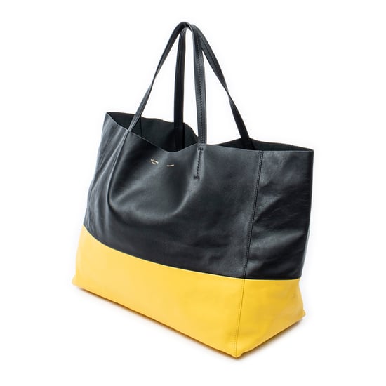 Bicolor Horizontal Cabas Tote  Umhängetasche - Image 2
