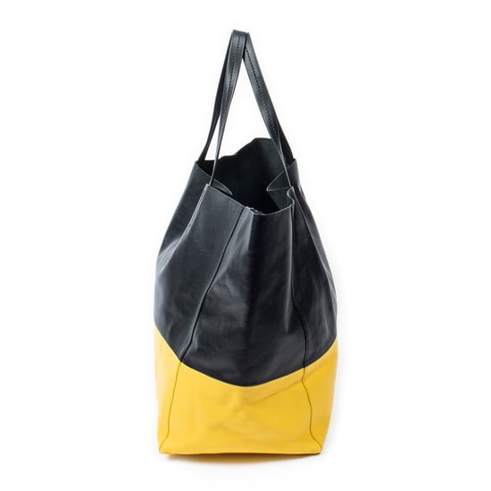 Bicolor Horizontal Cabas Tote  Umhängetasche - Image 3