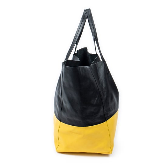 Bicolor Horizontal Cabas Tote  Umhängetasche - Image 4