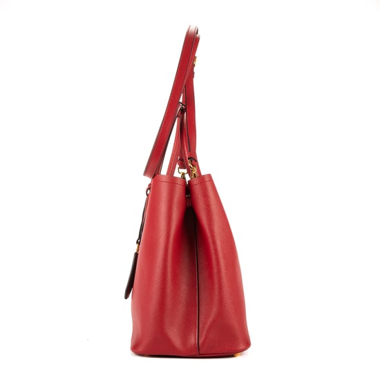 Vitello Daino Double Tote  Umhängetasche - Image 3