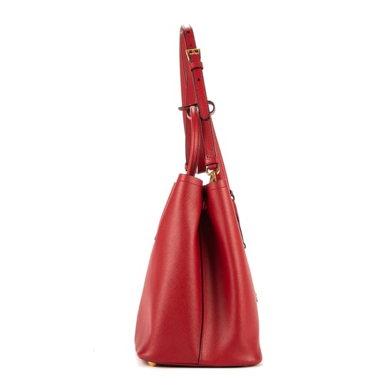 Vitello Daino Double Tote  Umhängetasche - Image 5