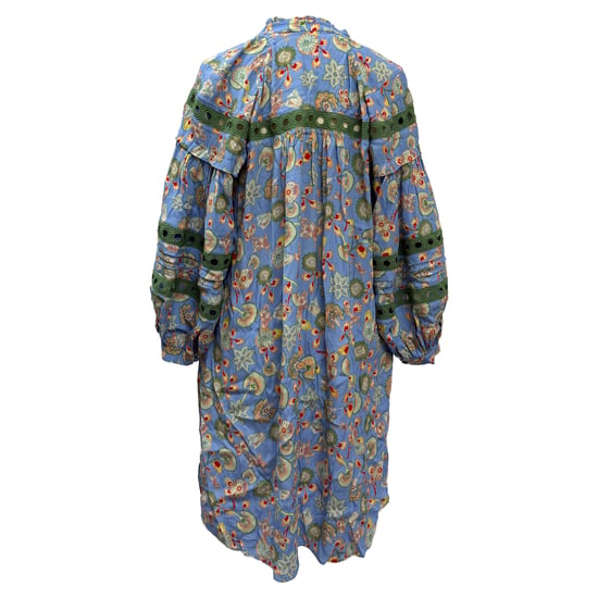 Diane von Furstenberg Jessica Minikleid mit Häkelbesatz und Blumendruck aus mehrfarbiger Viskose - Image 3