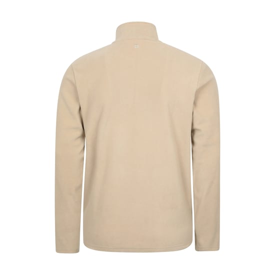 Mountain Warehouse - "Camber II" Fleece-Oberteil mit halbem Reißverschluss für Herren (Naturweiß) - Image 2