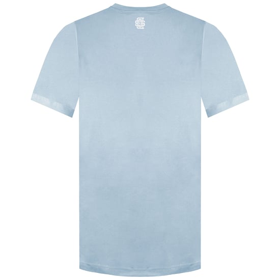 Duffer Locker Herren Blau Meliertes T-Shirt - Image 2