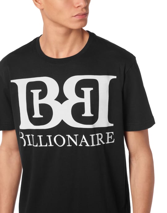 Billionaire T-Shirt mit rundem Ausschnitt, kurzarm - Schwarz - Image 3