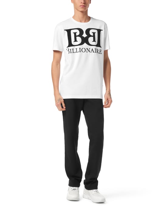 Billionaire T-Shirt mit Rundhalsausschnitt, kurzärmelig - Weiß - Image 4