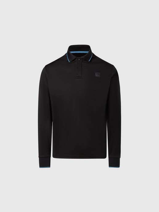 North Sails Polo shirt Coolmax piqué long-sleeved - Image 3