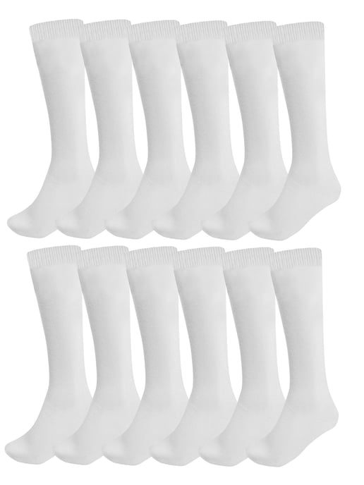 12er-Pack Kinder-Kniestrümpfe, einfarbig - Image 1