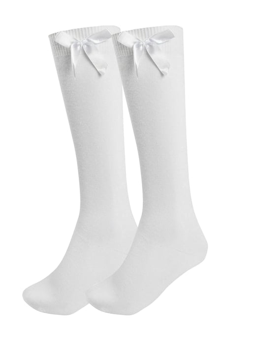 6er Pack Mädchen Kniestrümpfe mit Schleife - Image 2