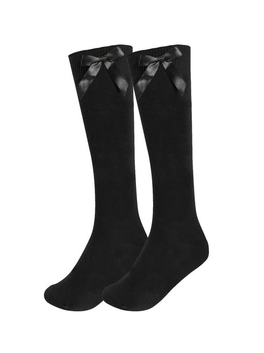 6er Pack Mädchen Kniestrümpfe mit Schleife - Image 2