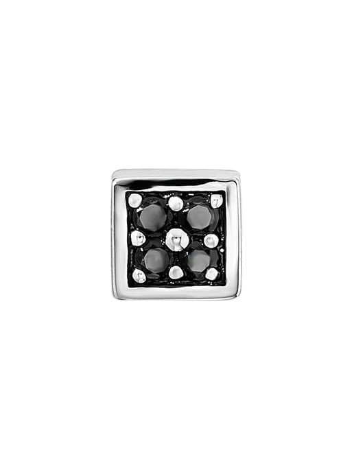 cai Single-Ohrstecker 925 Sterling Silber rhodinert Spinell - Image 1