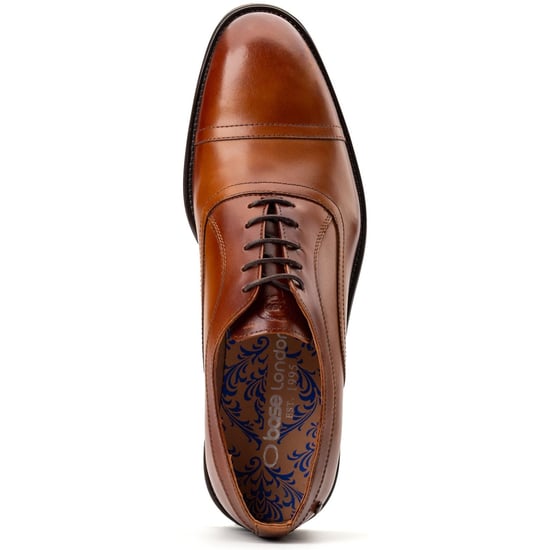 Base London Reversleder Herren Tan Oxford Schuhe - Image 4