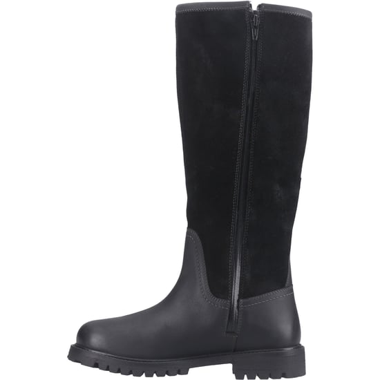 Hunter Canna Hohe Stiefel Leder Damen Schwarz - Image 4