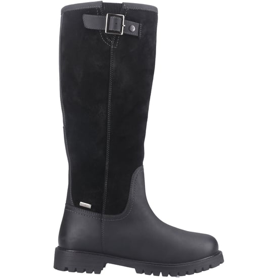 Hunter Canna Hohe Stiefel Leder Damen Schwarz - Image 5
