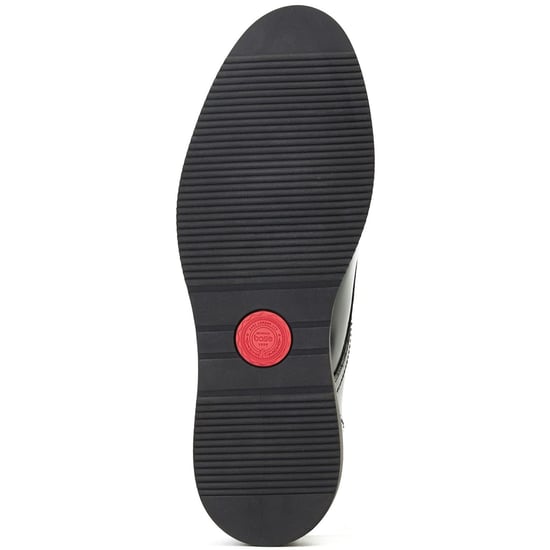 Base London Knight Herrenschuhe Aus Schwarzem Leder Mit Doppeltem Monk Riemen - Image 3