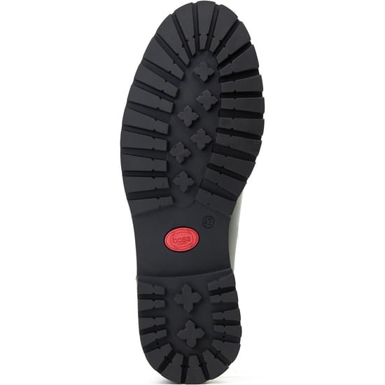 Base London Carbon Leder Herren Schwarz Mokassin Schuhe - Image 3