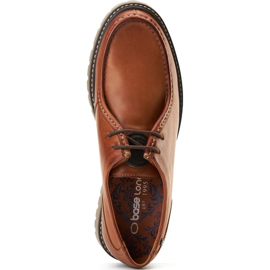 Base London Carbon Herren Mokassin Schuhe Aus Leder In Tan - Image 4