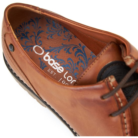Base London Carbon Herren Mokassin Schuhe Aus Leder In Tan - Image 6