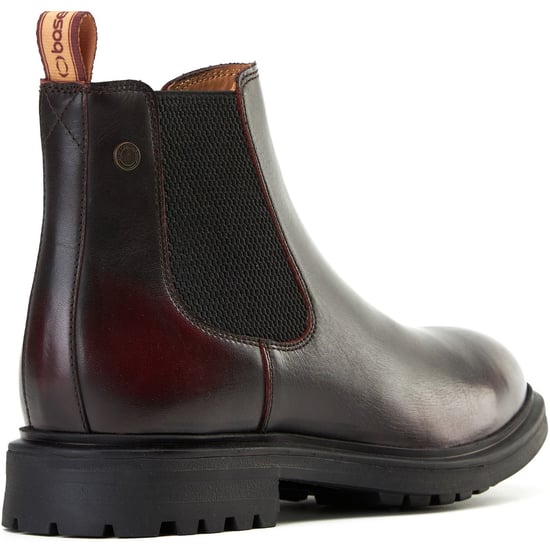 Base London Roebuck Leder Herren Bordo Stiefel - Image 2