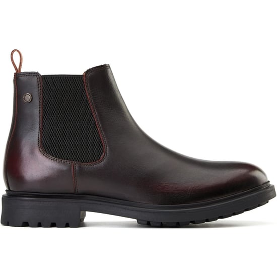 Base London Roebuck Leder Herren Bordo Stiefel - Image 5