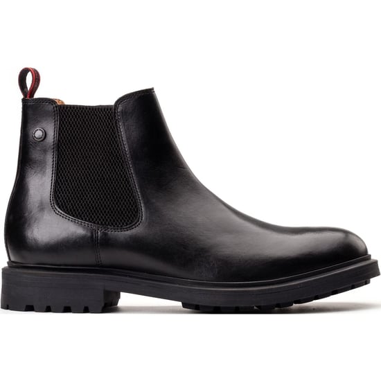 Base London Roebuck Leder Herren Stiefel Schwarz - Image 5