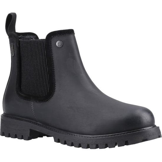 Hunter Canna Dealer Boot Damen Chelsea Stiefel Aus Schwarzem Leder - Image 1