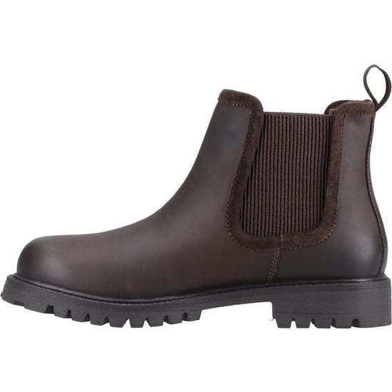 Hunter Canna Dealer Boot Damen Chelsea Stiefel Aus Braunem Leder - Image 4