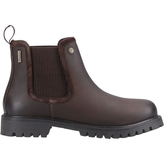 Hunter Canna Dealer Boot Damen Chelsea Stiefel Aus Braunem Leder - Image 5