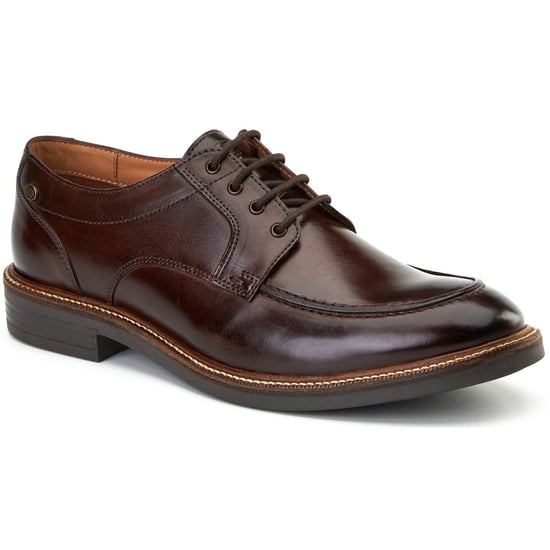 Base London Surrey Leder Herren Schnürschuhe Burnt Brown - Image 1