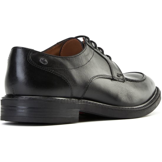 Base London Surrey Leder Herren Schwarz Brogues Schuhe - Image 2