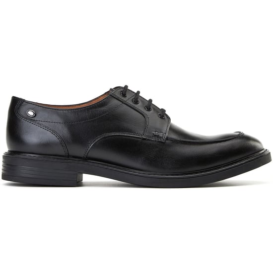 Base London Surrey Leder Herren Schwarz Brogues Schuhe - Image 5