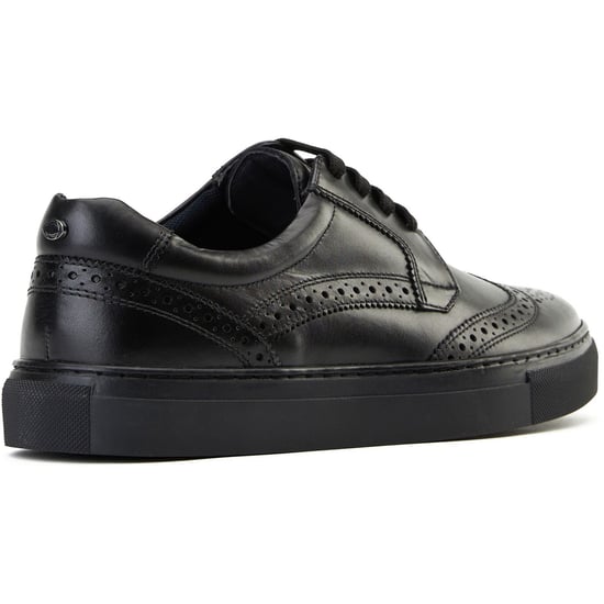 Base London Clapton Herrenschuhe Aus Schwarzem Leder - Image 2
