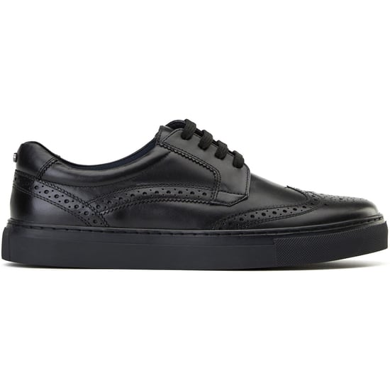 Base London Clapton Herrenschuhe Aus Schwarzem Leder - Image 5