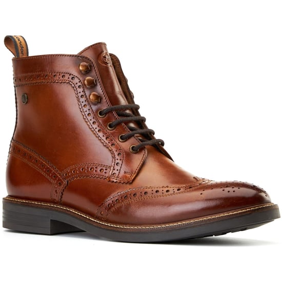 Base London Bristol Herren Brogues Aus Gebranntem Tan Leder - Image 1