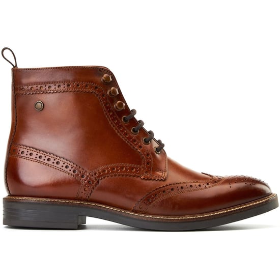Base London Bristol Herren Brogues Aus Gebranntem Tan Leder - Image 5