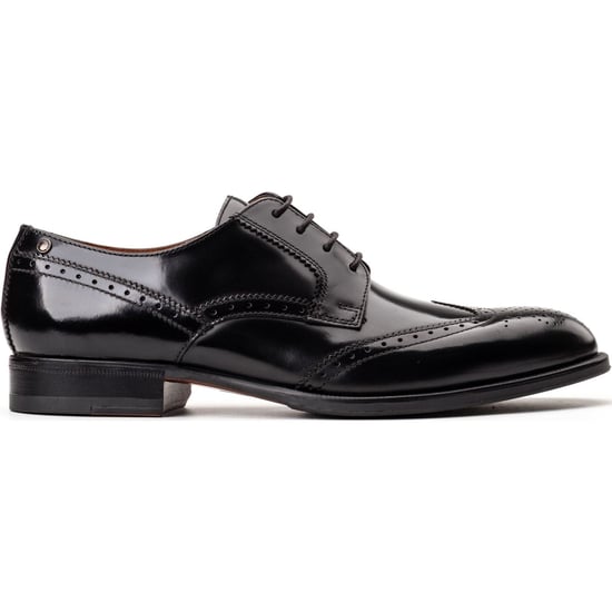 Base London Bell Herrenschuhe Aus Schwarzem Leder - Image 5