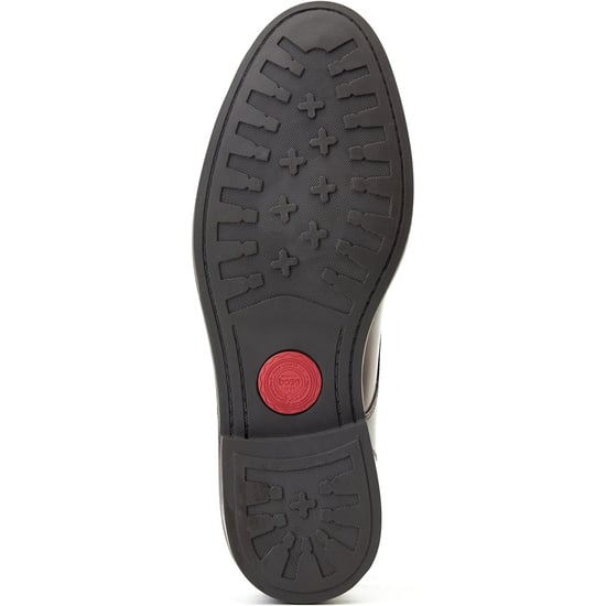 Base London Bristol Lederschuhe Für Männer In Verbranntem Braun Mit Brogue Muster - Image 3