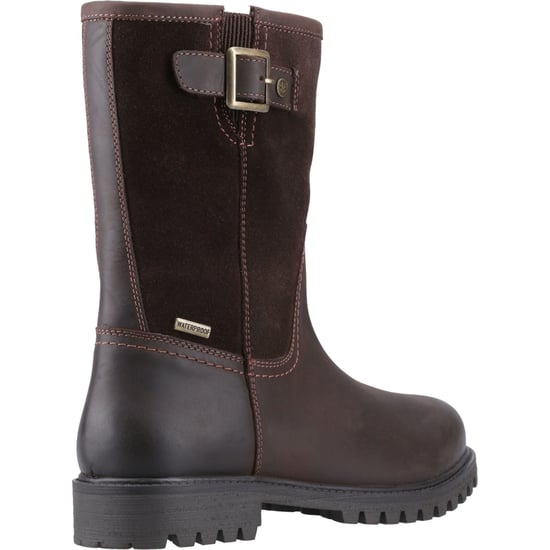 Hunter Canna Knöchelstiefel Leder Damen Braune Stiefel - Image 2
