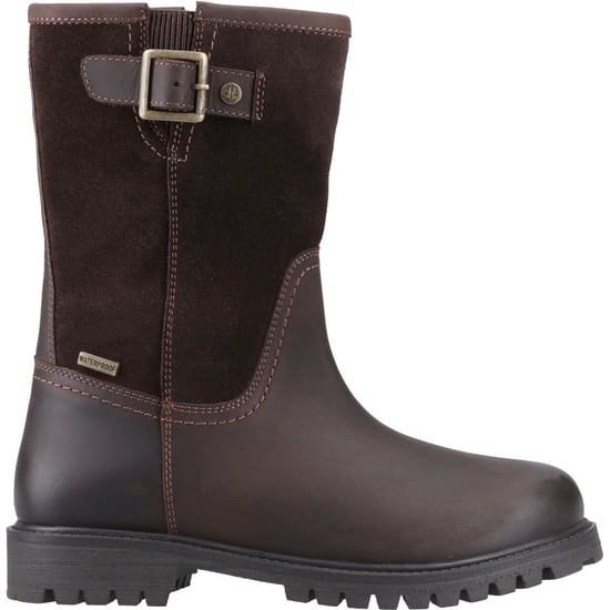 Hunter Canna Knöchelstiefel Leder Damen Braune Stiefel - Image 5