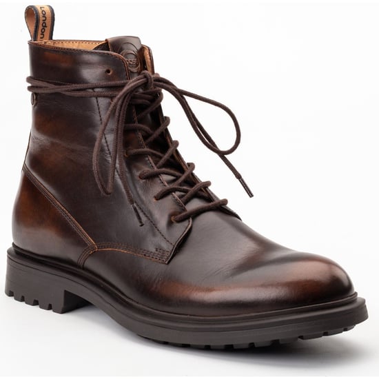 Base London Brunel Leder Herren Braune Stiefeletten - Image 1