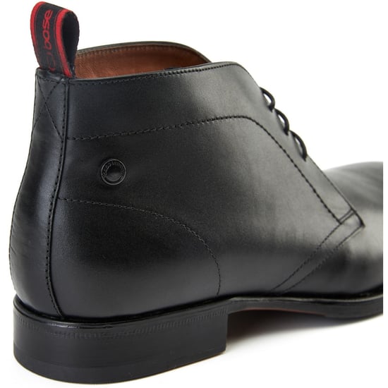 Base London Wallis Herren Schwarze Leder Knöchelstiefel - Image 6