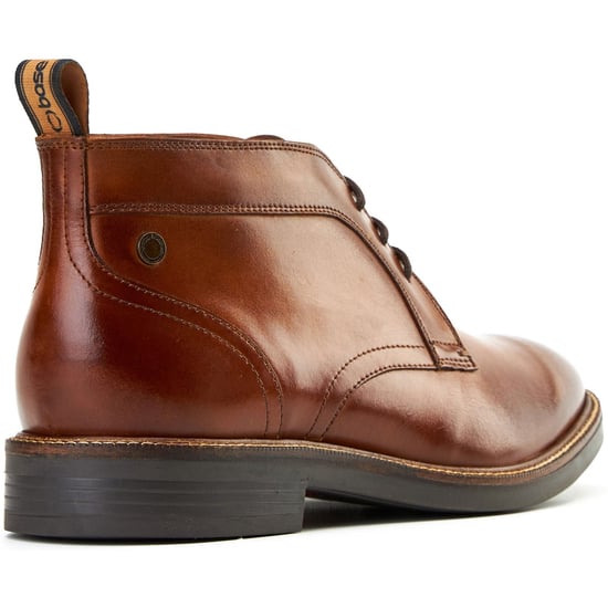 Base London Lincoln Leder Herren Stiefeletten in verbranntem Tan - Image 2