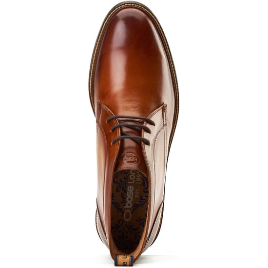 Base London Lincoln Leder Herren Stiefeletten in verbranntem Tan - Image 4