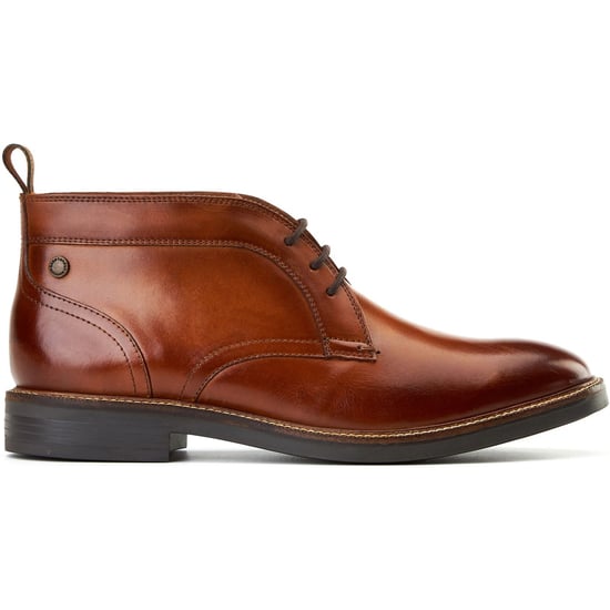 Base London Lincoln Leder Herren Stiefeletten in verbranntem Tan - Image 5